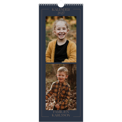 Fotokalender Smal  — Preussisk blå [omslag]