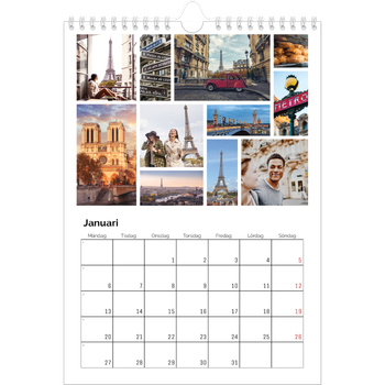 Fotokalender A4 Enkel — Bildgaller