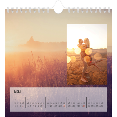 Årskalender kvadratisk — Tillbaka till naturen [omslag]