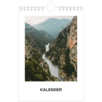 Fotokalender A5 Enkel — Enkel bild [omslag]