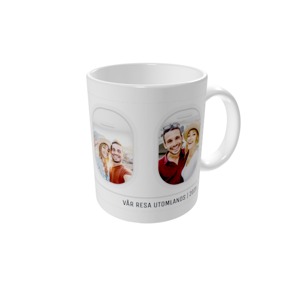 Fotomugg — Flygplansfönster