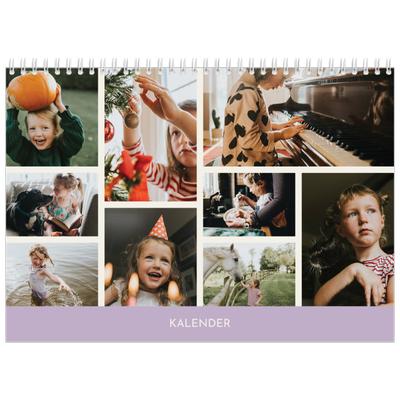 Fotokalender A3 Klassisk (30 x 40 cm) — Pastellkapitel [omslag]