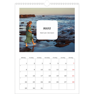 A3 Årskalender — Hela historien [Mars]
