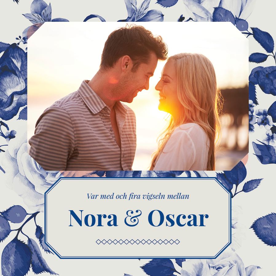 Inbjudningar — Botanisk blå