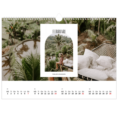 Fotokalender A3 Enkel — Det öppna valvet [Februari]
