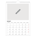 Fotokalender A4 Enkel (20 x 30 cm) — Designa din egna fotoprodukt [Januari]