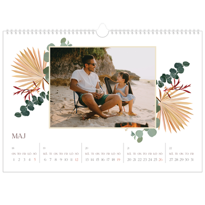 Fotokalender A3 Enkel — Bohemisk stil [omslag]