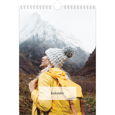 Fotokalender A4 Enkel (20 x 30 cm) — Klassisk kalender [omslag]