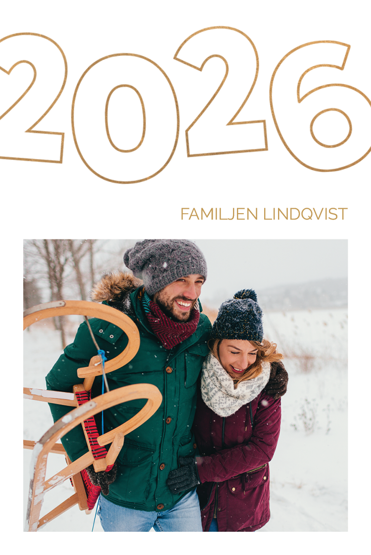 Fotokort — Nyårstal