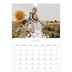 Fotokalender A4 Enkel (20 x 30 cm) — Blommotiv [April]