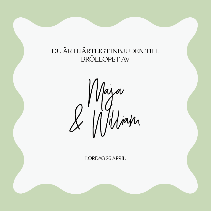 Inbjudningar — Pastellsnäckor