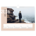 Fotokalender A4 Enkel — Överlappande text [Januari]