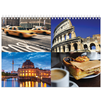 Fotokalender A3 Klassisk (30 x 40 cm) — Transparent kalender [omslag]