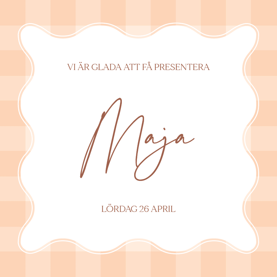 Inbjudningar — Pastellsnäckor