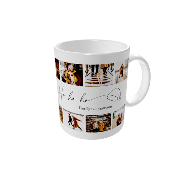 Fotomugg — Enkel tomtemosaik