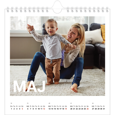 Årskalender kvadratisk — Stor månad [omslag]