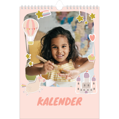 Fotokalender A4 Enkel (20 x 30 cm) — Magisk regnbåge [omslag]