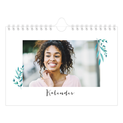 Fotokalender A5 Enkel — Illustrationer av blommor [omslag]
