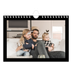 Fotokalender A5 Enkel — Svart ram [omslag]