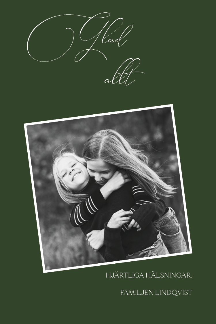 Fotokort — Polaroid bild