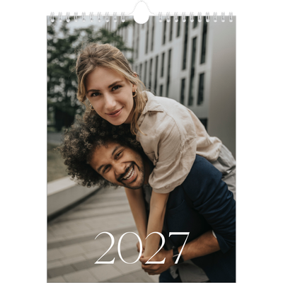 Fotokalender A4 Enkel (20 x 30 cm) — Stora bilder [omslag]