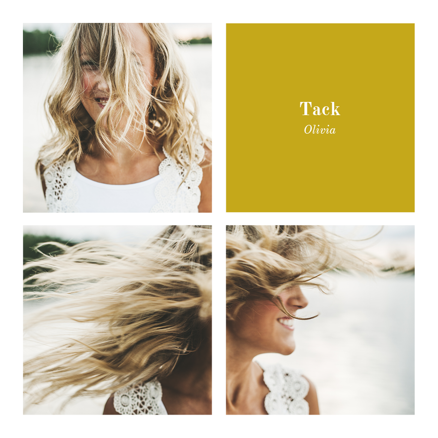 Tack — Rutnät kollage