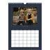 Fotokalender A4 Enkel (20 x 30 cm) — Preussisk blå [Januari]