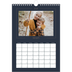 Fotokalender A4 Enkel (20 x 30 cm) — Preussisk blå [Mars]