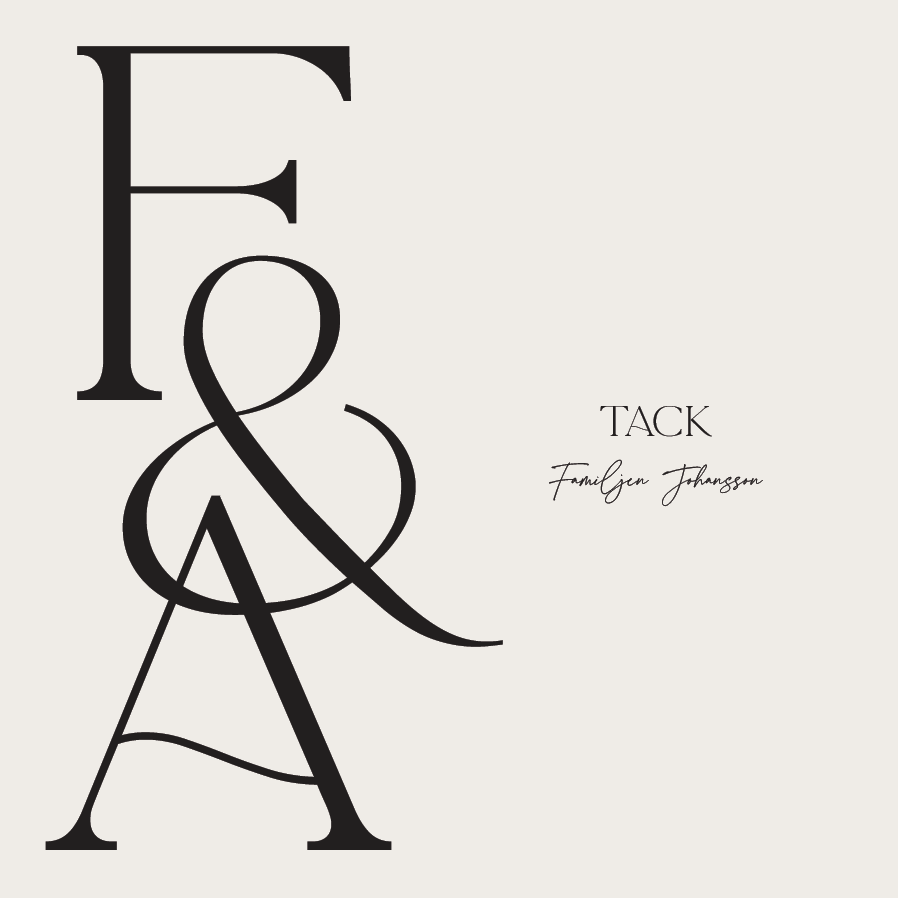 Tack — Modern romans