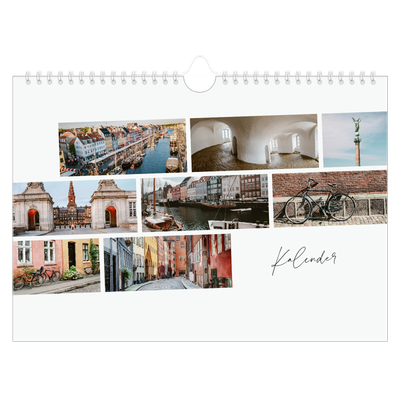 Fotokalender A4 Enkel — Stadssemester (vit) [omslag]