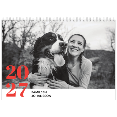 Fotokalender A3 Klassisk (30 x 40 cm) — Storslaget år [omslag]