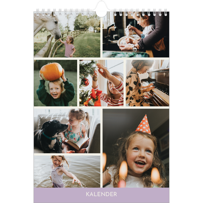 Fotokalender A4 Enkel (20 x 30 cm) — Pastellkapitel [omslag]