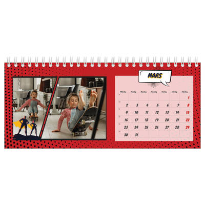 Skrivbordskalendrar — Serietidning [Mars]