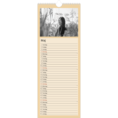 Fotokalender Smal  — Nordiska pasteller [omslag]