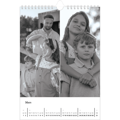 Fotokalender A5 Enkel — Bilder i fokus [Mars]