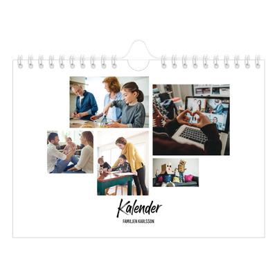 Fotokalender A5 Enkel — Boken om mig [omslag]