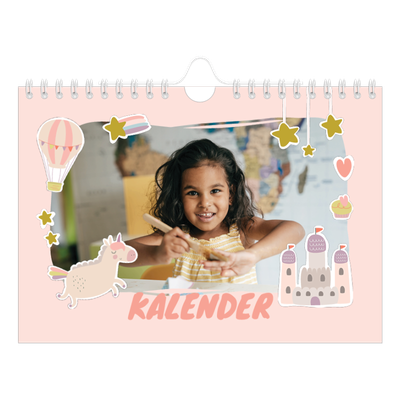 Fotokalender A5 Enkel — Magisk regnbåge [omslag]
