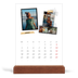 Skrivbordskalender med träställ - Stående — Scrapbook stil [Januari]