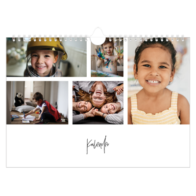 Fotokalender A4 Enkel — Bild collage [omslag]