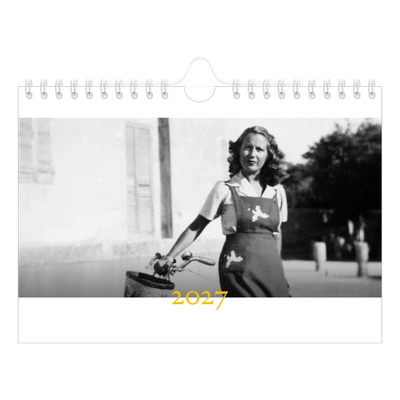 Fotokalender A5 Enkel — Historisk stil [omslag]