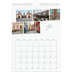 Fotokalender A4 Enkel (20 x 30 cm) — Stadssemester (vit) [Januari]