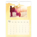 A3 Årskalender — Akvareller i bakgrunden [Mars]