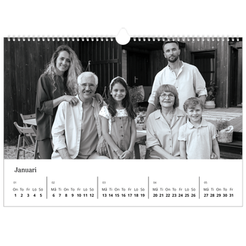 Fotokalender A3 Enkel — Bilder i fokus