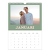 Fotokalender A4 Enkel (20 x 30 cm) — Retro ramar [Januari]
