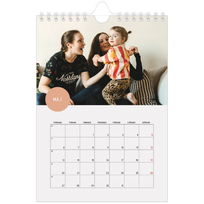 Fotokalender A5 Enkel — Fotoklistermärke [omslag]