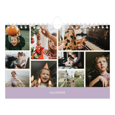 Fotokalender A5 Enkel — Pastellkapitel [omslag]