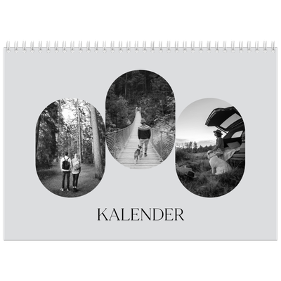 Fotokalender A3 Klassisk (30 x 40 cm) — Den öppna vägen [omslag]