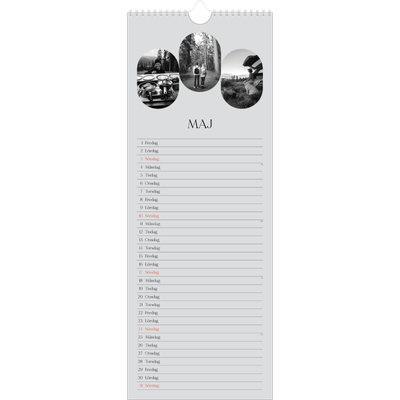 Fotokalender Smal  — Den öppna vägen [omslag]