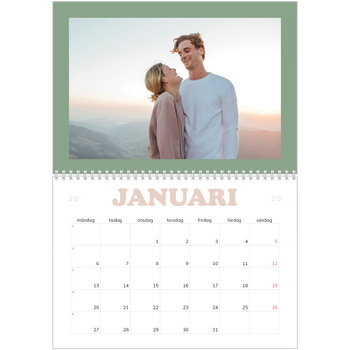 Fotokalender A3 Klassisk — Retro ramar