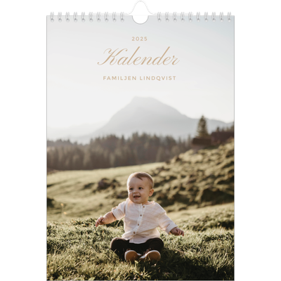 Fotokalender A4 Enkel (20 x 30 cm) — Fotolister [omslag]